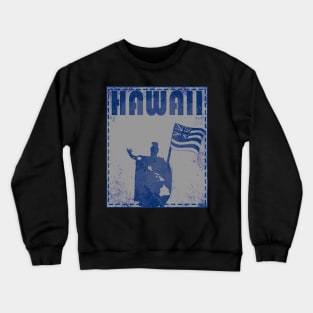 Hawaii United King Kamehameha (blue) by Hawaii Nei All Day Crewneck Sweatshirt